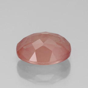 Andésine labradorite rouge naturelle transparent, 2,57 ct, transparent / translucide