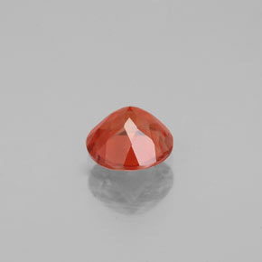 Labradorite andésine Rouge orange naturelle Coupe roude, 0.70 ct, VS