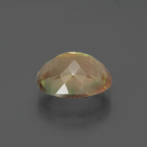 Andésine labradorite jaune naturelle coupe ovale, 2,98 ct, transparent