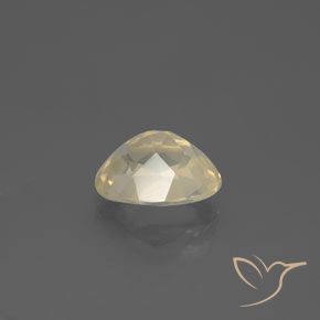 Labradorite andésine Crème naturelle ovale, 2.41 ct, Transparent