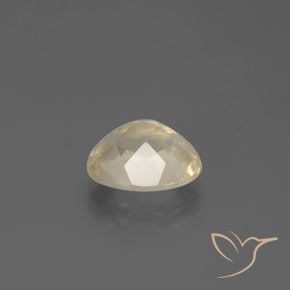 Labradorite andésine Doré léger naturelle ovale, 2.46 ct, Transparent