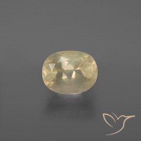 2.01ct Naturel Jaune clair Labradorite andésine, ovale, Transparent
