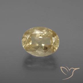 3.28ct Naturel Crème Labradorite andésine, ovale, Transparent