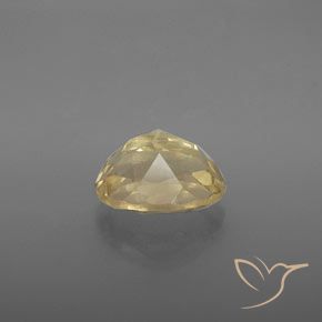Labradorite andésine Crème naturelle ovale, 3.28 ct, Transparent