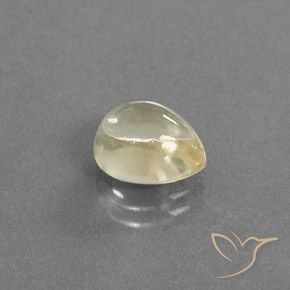 Labradorite andésine Doré léger naturelle En forme de poire, 3.06 ct, Transparent