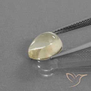 Labradorite andésine Doré léger naturelle En forme de poire, 3.06 ct, Transparent