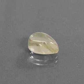 Andésine labradorite jaune naturelle en forme de poire, 3,28 ct, transparent