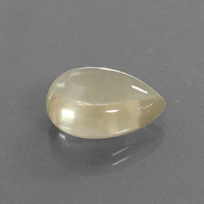 Andésine labradorite or naturelle en forme de poire, 8,93 ct, transparent