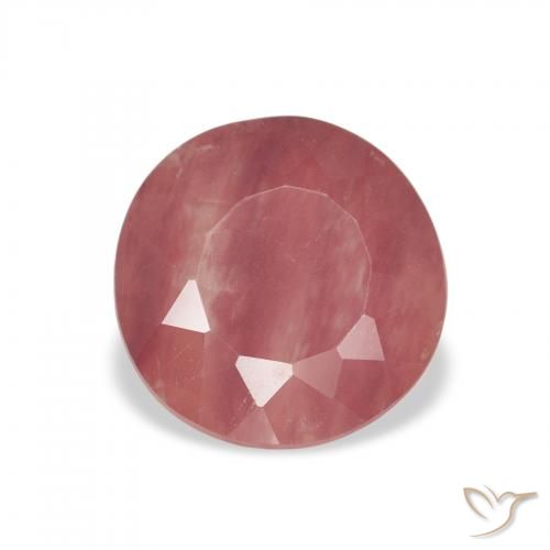 Labradorite andésine Rose orangé naturelle Tour, 1.63 ct, Transparent