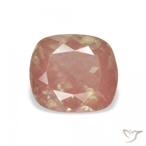 2.71ct Rouge-orange Labradorite andésine, Coussin, Transparent