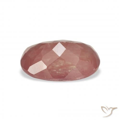 Labradorite andésine Rouge sang naturelle Coussin, 2.44 ct, Transparent