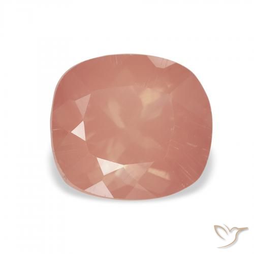 2.32ct Naturel Rose moyen Labradorite andésine, Coussin, Transparent