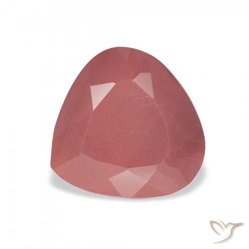 3.32ct Naturel Rose orangé Labradorite andésine, En forme de poire, Translucide