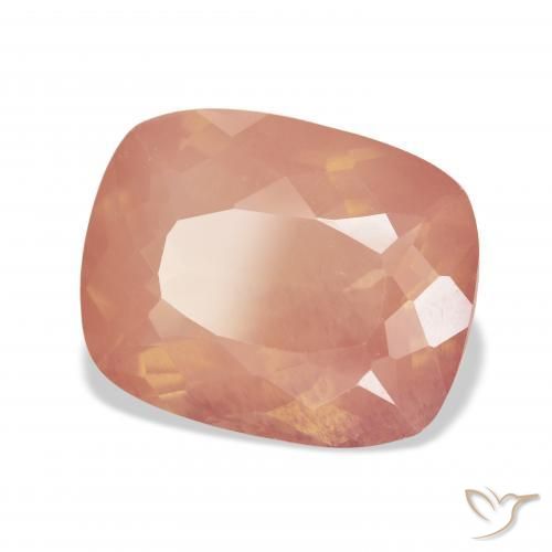 Labradorite andésine Pourpre rougeâtre léger naturelle Coussin, 10.14 ct, Transparent