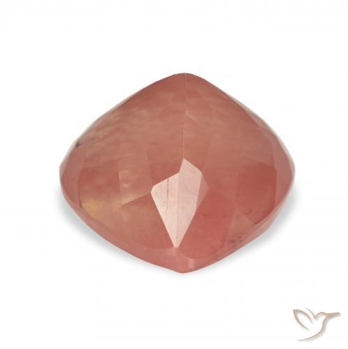Labradorite andésine Rouge moyen naturelle En forme de poire, 3.16 ct, Transparent
