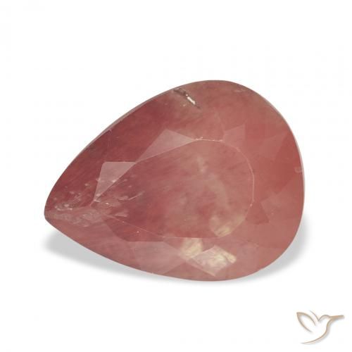 2.80ct Naturel Rouge moyen Labradorite andésine, En forme de poire, Transparent