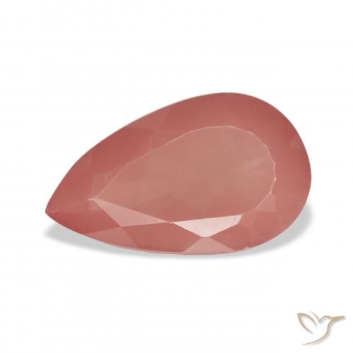3.64ct Naturel Rouge moyen Labradorite andésine, En forme de poire, Transparent