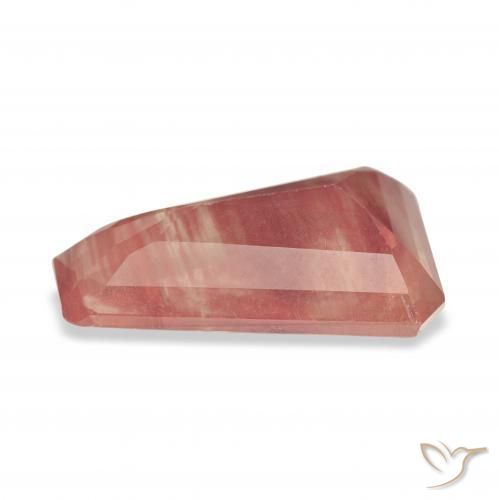 Labradorite andésine Rouge sang naturelle Fantaisie, 3.71 ct, Transparent