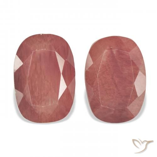 5.97ctw Rose moyen Labradorite andésine, Coussin, Translucide