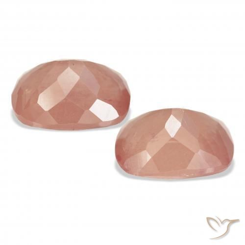 Shop natural 6.36ct Rose pamplemousse Labradorite andésine gems, Coussin, from Congo at GemSelect. In stock, global shipping!