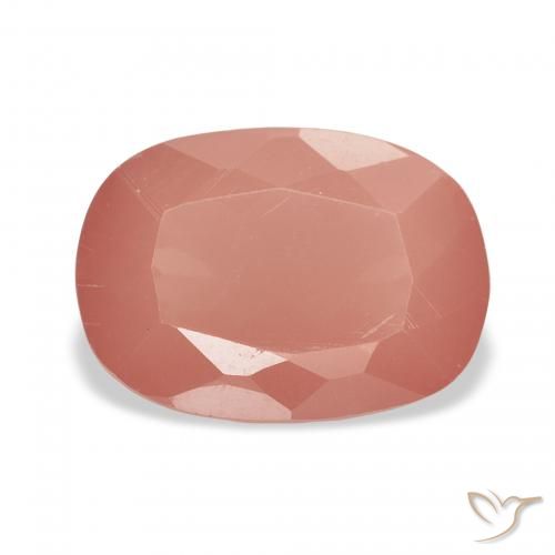 3.04ct Rouge blush profond Labradorite andésine, Coussin, Translucide