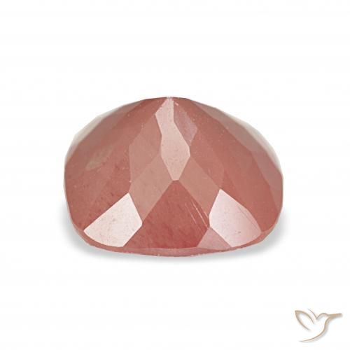 Labradorite andésine Rouge moyen naturelle Coussin, 2.65 ct, Transparent