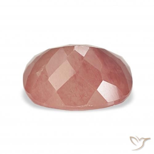Labradorite andésine Rouge moyen naturelle Coussin, 2.74 ct, Transparent