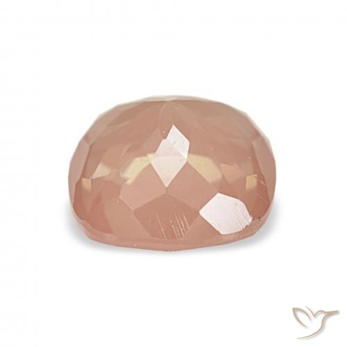 Labradorite andésine Pourpre rougeâtre léger naturelle Coussin, 2.35 ct, Transparent