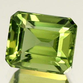 Apatite Vert naturelle Taille émeraude, 1.86 ct, VS