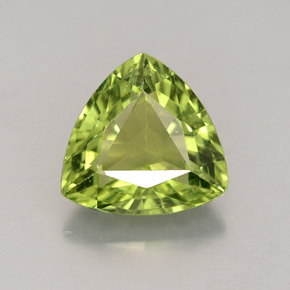 Apatite Vert naturelle Trillion, 1.84 ct, VS