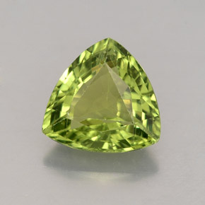 Apatite Vert naturelle Trillion, 1.84 ct, VS