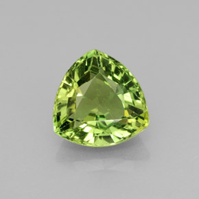 Apatite vert naturelle trillion, 2,14 ct, VS
