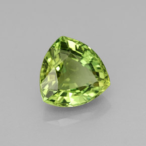 Apatite vert naturelle trillion, 2,14 ct, VS