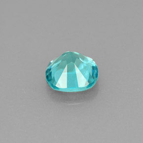 Apatite vert naturelle coupe coussin, 0,99 ct, VS