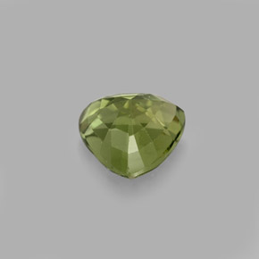 Apatite vert naturelle trillion, 1,44 ct, VS