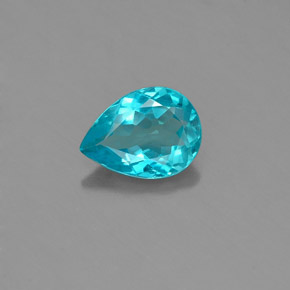 Apatite Bleu clair naturelle En forme de poire, 0.79 ct, VVS-VS