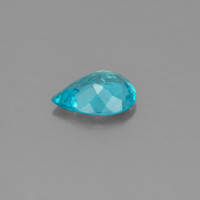 Apatite Bleu clair naturelle En forme de poire, 0.79 ct, VVS-VS