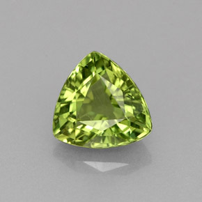 Apatite Vert naturelle Trillion, 1.37 ct, VVS-VS