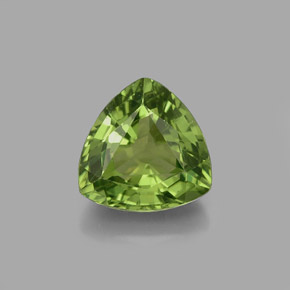 Apatite vert naturelle trillion, 1,99 ct, VS