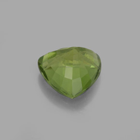 Apatite vert naturelle trillion, 1,99 ct, VS