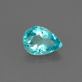 Apatite Bleu clair naturelle En forme de poire, 0.78 ct, VS
