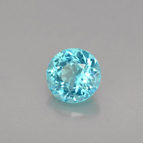 Apatite Bleu clair naturelle Coupe roude, 0.74 ct, VS