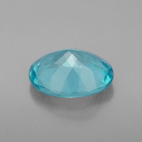 Apatite bleue naturelle coupe ovale, 2,33 ct, VS-SI
