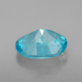 Apatite Bleu clair naturelle Coupe ovale, 2.82 ct, VS-SI