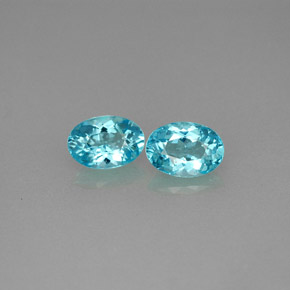 Achetez naturel ct Bleu clair Apatite gems, Coupe ovale, En provenance Madagascar chez GemSelect. En stock, livraison internationale!