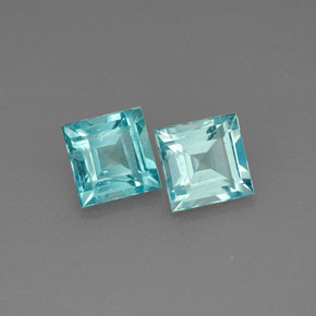 Achetez naturel ct bleue apatite gems, carré, en provenance madagascar chez gemselect. en stock, livraison internationale!