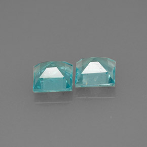 Achetez naturel ct bleue apatite gems, carré, en provenance madagascar chez gemselect. en stock, livraison internationale!