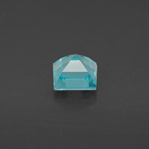 Apatite bleue naturelle carré, 0,71 ct, VS