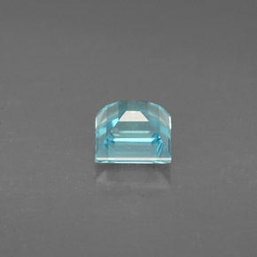 Apatite bleue naturelle carré, 0,83 ct, VS
