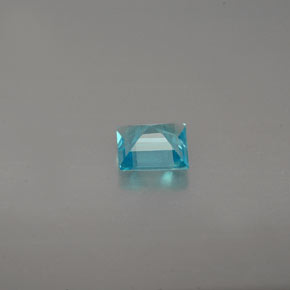 Apatite bleue naturelle carré, 0,53 ct, VS